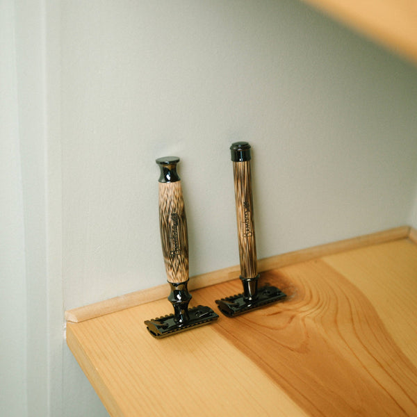 Bamboo Switch - Bamboo Stainless Steel Safety Razor - Bawston & Tucker - 
