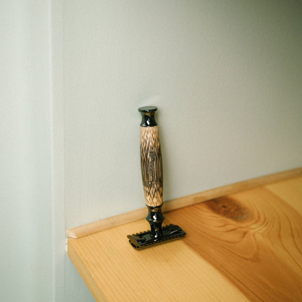 Bamboo Switch - Bamboo Stainless Steel Safety Razor - Bawston & Tucker - 