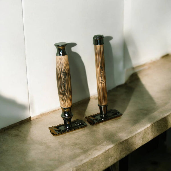 Bamboo Switch - Bamboo Stainless Steel Safety Razor - Bawston & Tucker - 