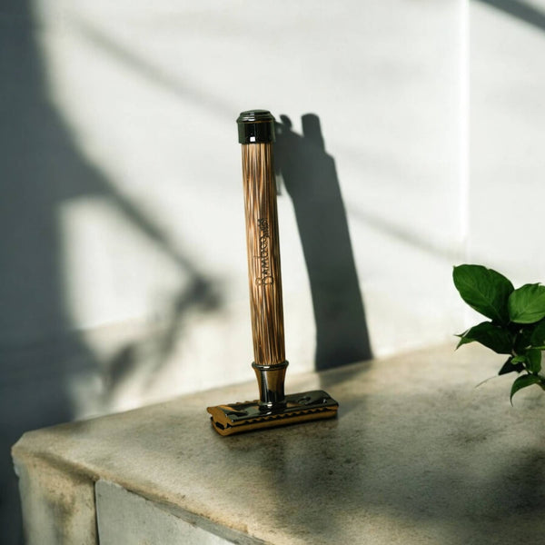 Bamboo Switch - Bamboo Stainless Steel Safety Razor - Bawston & Tucker - 