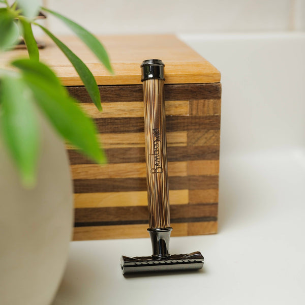 Bamboo Switch - Bamboo Stainless Steel Safety Razor - Bawston & Tucker - 