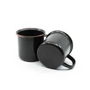 Barebones - Enamel Cup (Set of 2) - Tea & Coffee Mug - Bawston & Tucker - 