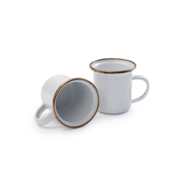 Barebones - Enamel Espresso Cup (Set of 2) - Bawston & Tucker - 