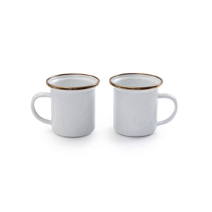Barebones - Enamel Espresso Cup (Set of 2) - Bawston & Tucker - 