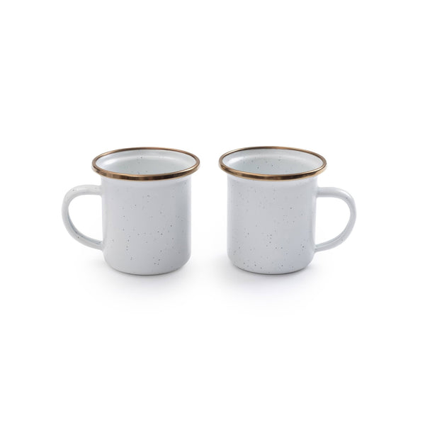 Barebones - Enamel Espresso Cup (Set of 2) - Bawston & Tucker - 