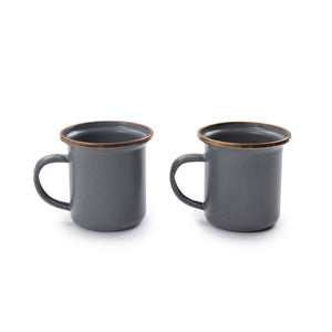 Barebones - Enamel Espresso Cup (Set of 2) - Bawston & Tucker - 