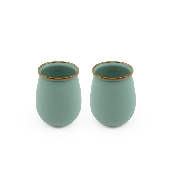 Barebones - Enamel Tumblers (Set of 2) - Bawston & Tucker - 