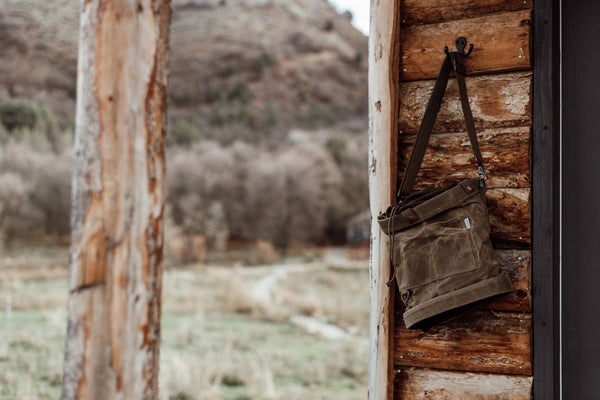 Barebones - Foraging Bag - Waxed Canvas, Multi - Use - Bawston & Tucker - 