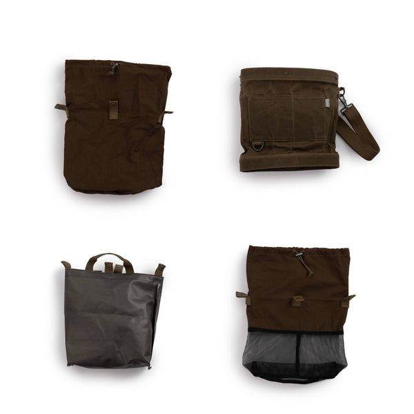 Barebones - Foraging Bag - Waxed Canvas, Multi - Use - Bawston & Tucker - 