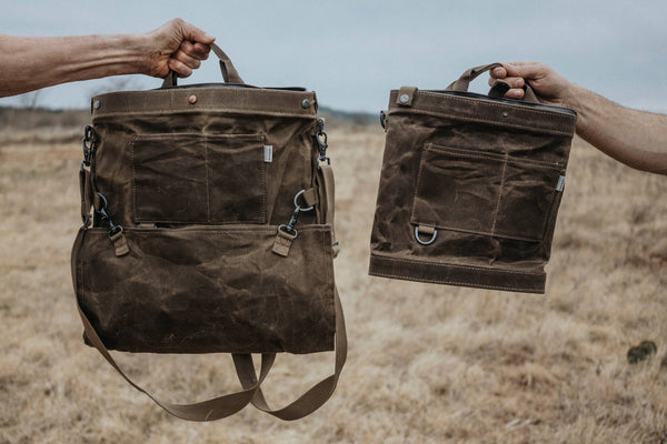 Barebones - Foraging Bag - Waxed Canvas, Multi - Use - Bawston & Tucker - 