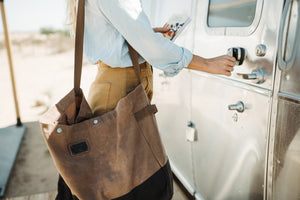 Barebones - Neelum 40L Giant Tote - Waxed Canvas Bag - Bawston & Tucker - 