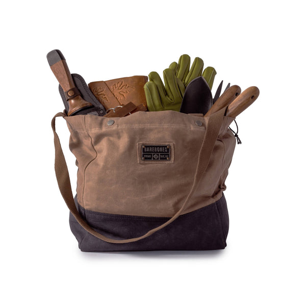 Barebones - Neelum Market Tote Bag - Waxed Canvas Bag - Bawston & Tucker - 