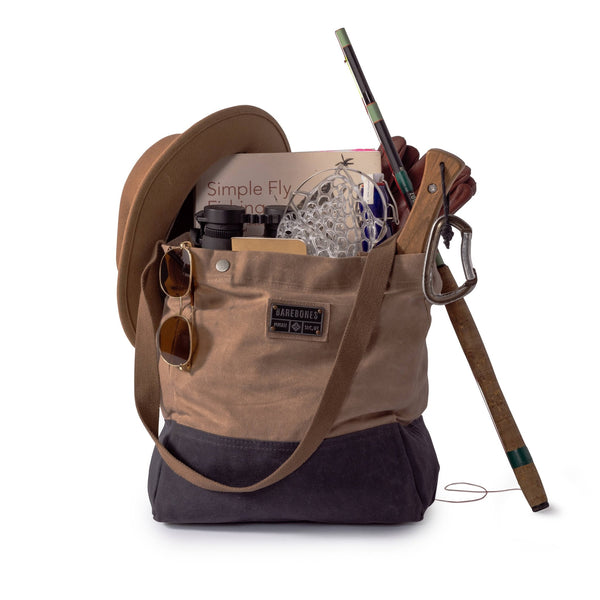 Barebones - Neelum Market Tote Bag - Waxed Canvas Bag - Bawston & Tucker - 