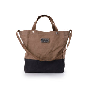 Barebones - Neelum Market Tote Bag - Waxed Canvas Bag - Bawston & Tucker - 