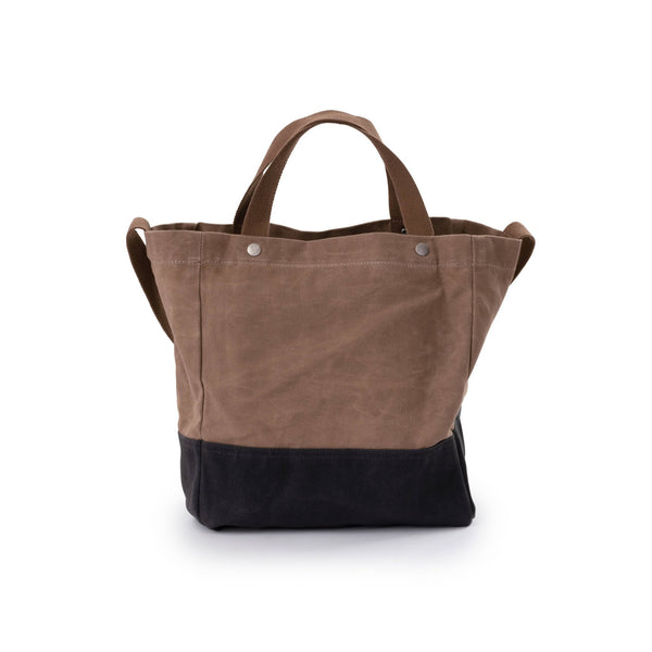 Barebones - Neelum Market Tote Bag - Waxed Canvas Bag - Bawston & Tucker - 