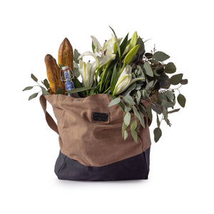 Barebones - Neelum Oversized Tote Bag - Waxed Canvas Bag - Bawston & Tucker - 