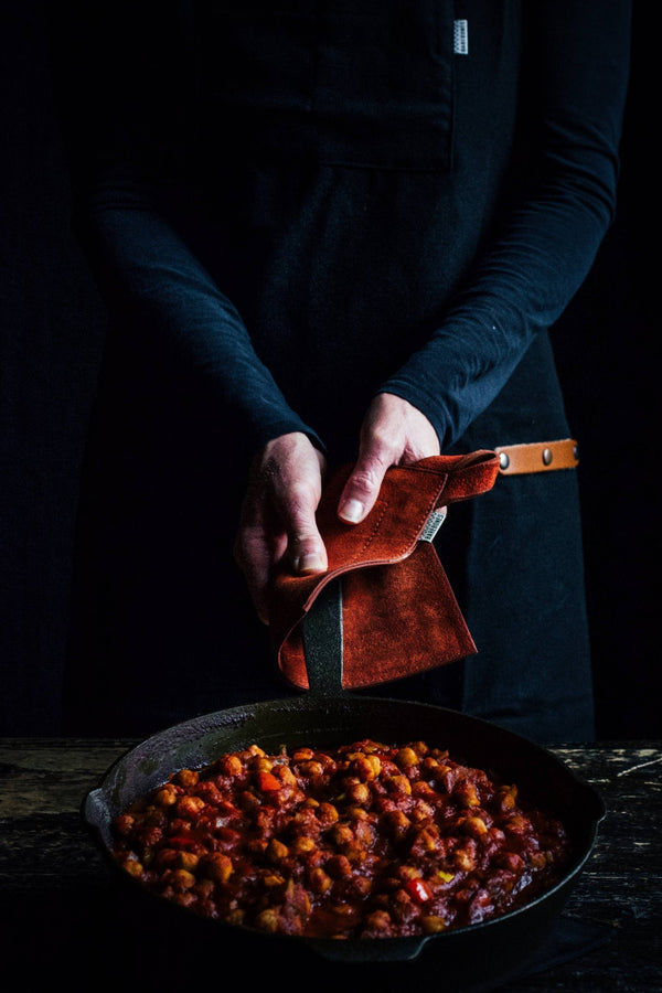 Barebones - Suede Leather Hot Pads - Bawston & Tucker - 