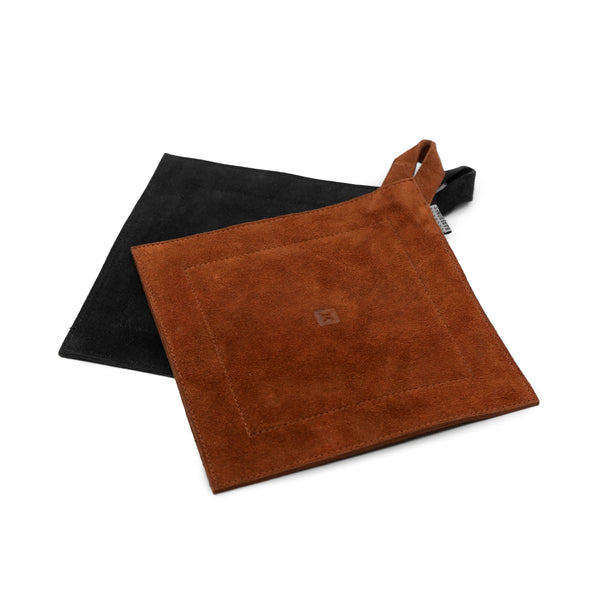 Barebones - Suede Leather Hot Pads - Bawston & Tucker - 