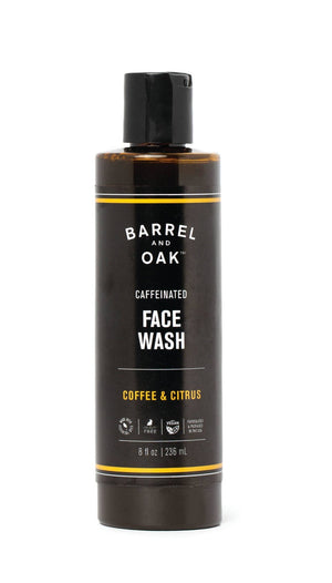Barrel and Oak - Caffenaited Face Wash - Coffee & Citrus, 8 oz - Bawston & Tucker - 