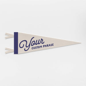 Benoit's Design Co. - Custom Heritage Name Felt Pennant - Bawston & Tucker -