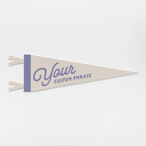 Benoit's Design Co. - Custom Heritage Name Felt Pennant - Bawston & Tucker -
