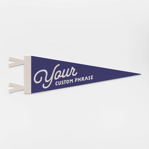 Benoit's Design Co. - Custom Heritage Name Felt Pennant - Bawston & Tucker -