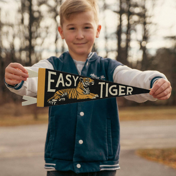 Benoit's Design Co. - Easy Tiger Felt Pennant - Bawston & Tucker - 