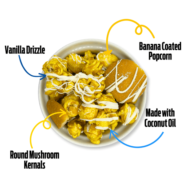 Bigfoot Popcorn - Banana Pudding Gourmet Popcorn - Bawston & Tucker - 
