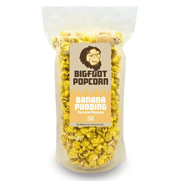 Bigfoot Popcorn - Banana Pudding Gourmet Popcorn - Bawston & Tucker - 