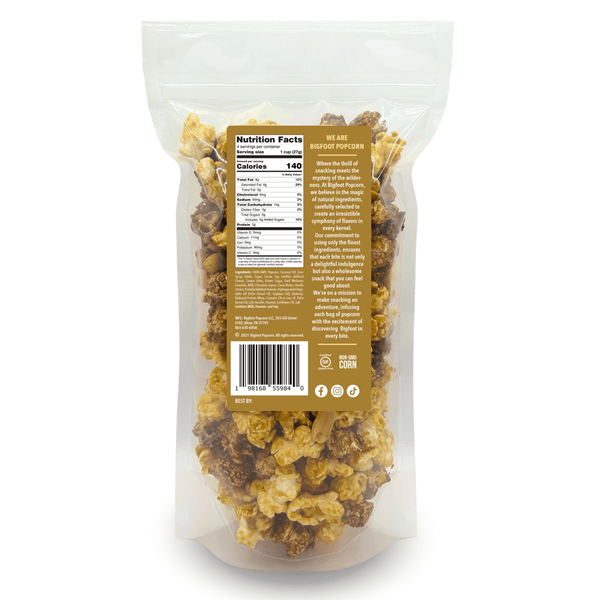 Bigfoot Popcorn - Bigfoot Poop Chocolate and Caramel Gourmet Popcorn - Bawston & Tucker - 