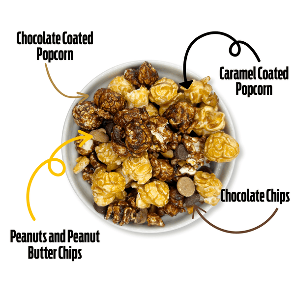 Bigfoot Popcorn - Bigfoot Poop Chocolate and Caramel Gourmet Popcorn - Bawston & Tucker - 