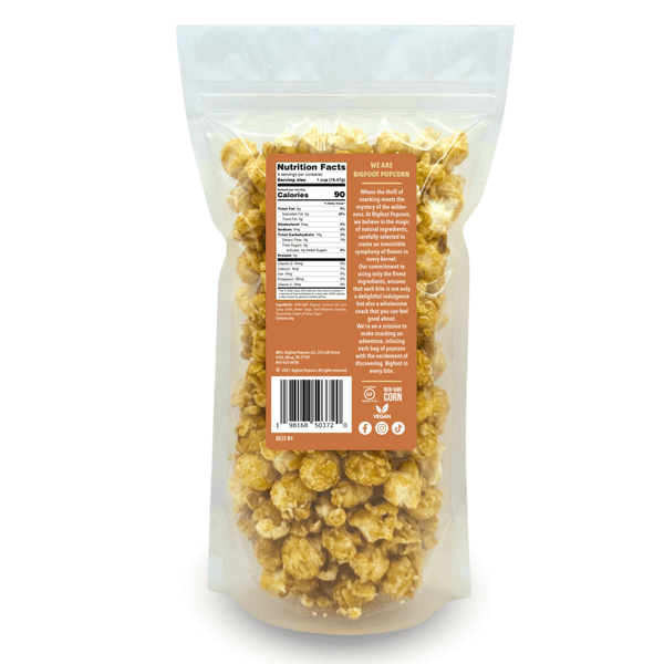 Bigfoot Popcorn - Caramel Gourmet Popcorn - Bawston & Tucker - 