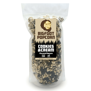 Bigfoot Popcorn - Cookies and Cream Gourmet Popcorn - Bawston & Tucker - 