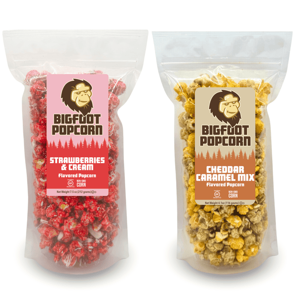 Bigfoot Popcorn - Cookies and Cream Gourmet Popcorn - Bawston & Tucker - 