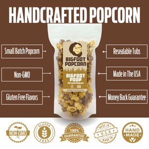 Bigfoot Popcorn - Garlic Parmesan Gourmet Popcorn - Bawston & Tucker - 