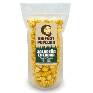 Bigfoot Popcorn - Jalapeño Cheddar Spicy Gourmet Popcorn - Bawston & Tucker - 