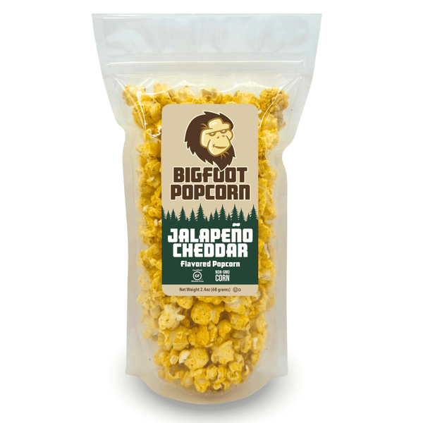 Bigfoot Popcorn - Jalapeño Cheddar Spicy Gourmet Popcorn - Bawston & Tucker - 