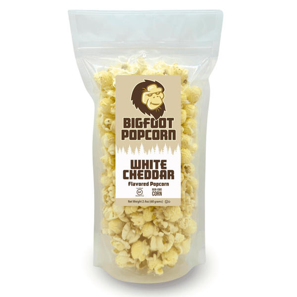 Bigfoot Popcorn - White Cheddar Gourmet Popcorn - Bawston & Tucker - 