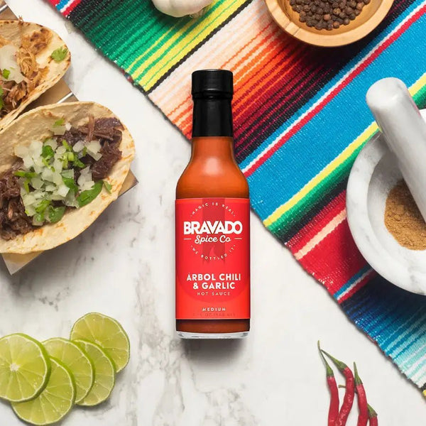 Bravado Spice Co. - Árbol Chili & Garlic Hot Sauce (6 - Pack) - Bawston & Tucker - 