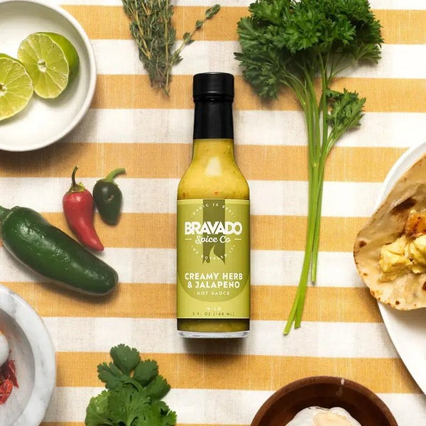 Bravado Spice Co. - Creamy Herb & Jalapeño Hot Sauce (6 - Pack) - Bawston & Tucker - 