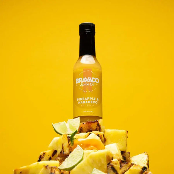 Bravado Spice Co. - Pineapple & Habanero Hot Sauce (6 - Pack)  - Bawston & Tucker - 