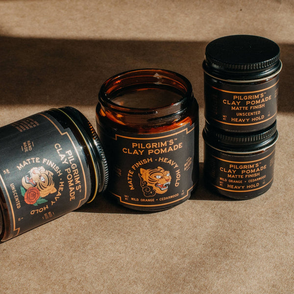 Brooklyn Grooming - Clay pomade - Wild orange + Cedarwood - Bawston & Tucker - 