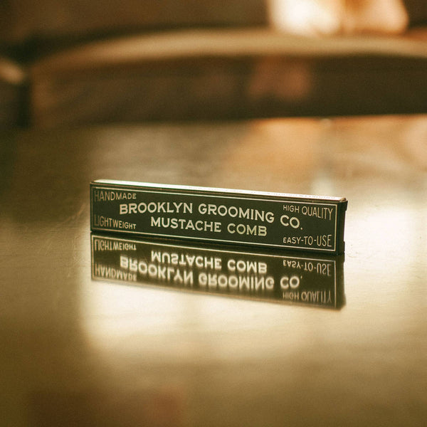 Brooklyn Grooming - Plastic Free Mustache Comb - Bawston & Tucker - 