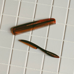 Brooklyn Grooming - Plastic Free Mustache Comb - Bawston & Tucker - 