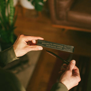 Brooklyn Grooming - Plastic Free Mustache Comb - Bawston & Tucker - 