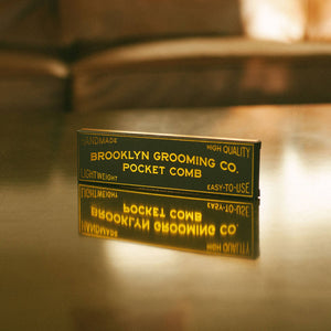Brooklyn Grooming - Plastic Free Pocket Comb - Bawston & Tucker - 