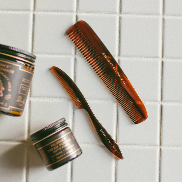 Brooklyn Grooming - Plastic Free Pocket Comb - Bawston & Tucker - 
