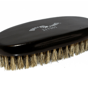 Brush Strokes Oval Beard Brush - Military Style - Bawston & Tucker - Beard Care