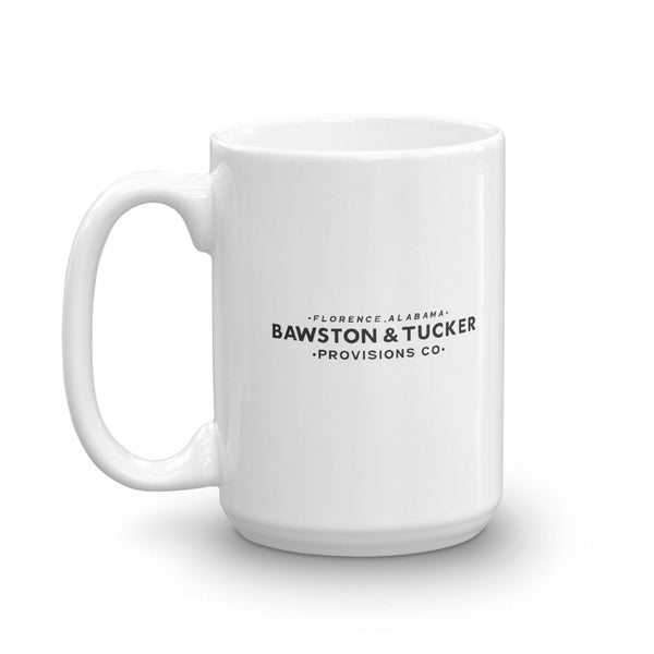 B&T Flag & Logo Coffee Mug - White Gloss - Bawston & Tucker - 