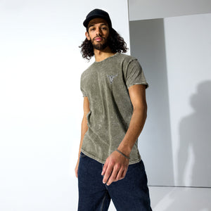 Bull Skull Denim T-Shirt - Bawston & Tucker - 